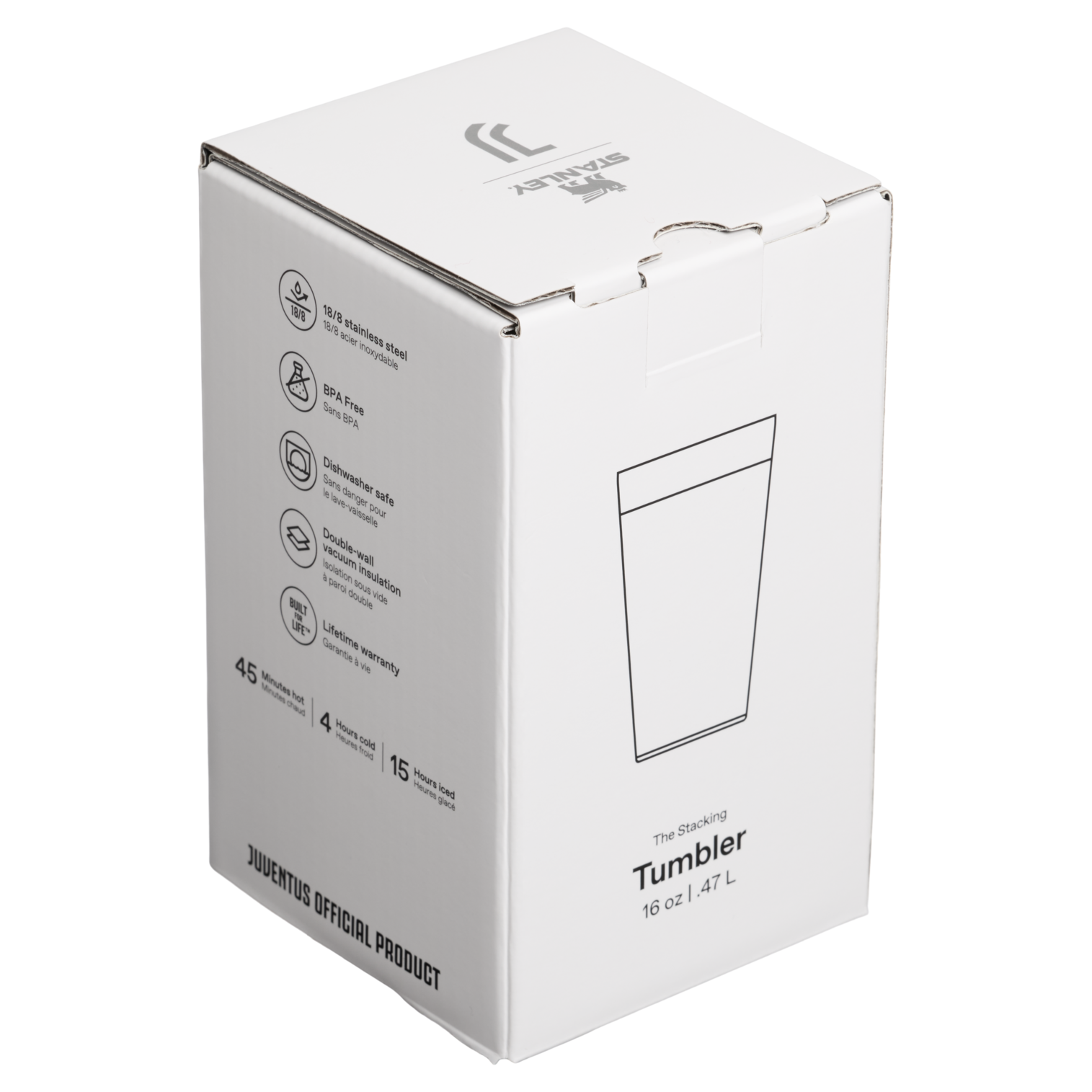 Stanley 1913 x Juventus Stay-Chill Stacking Pint 16oz – Limited Edition